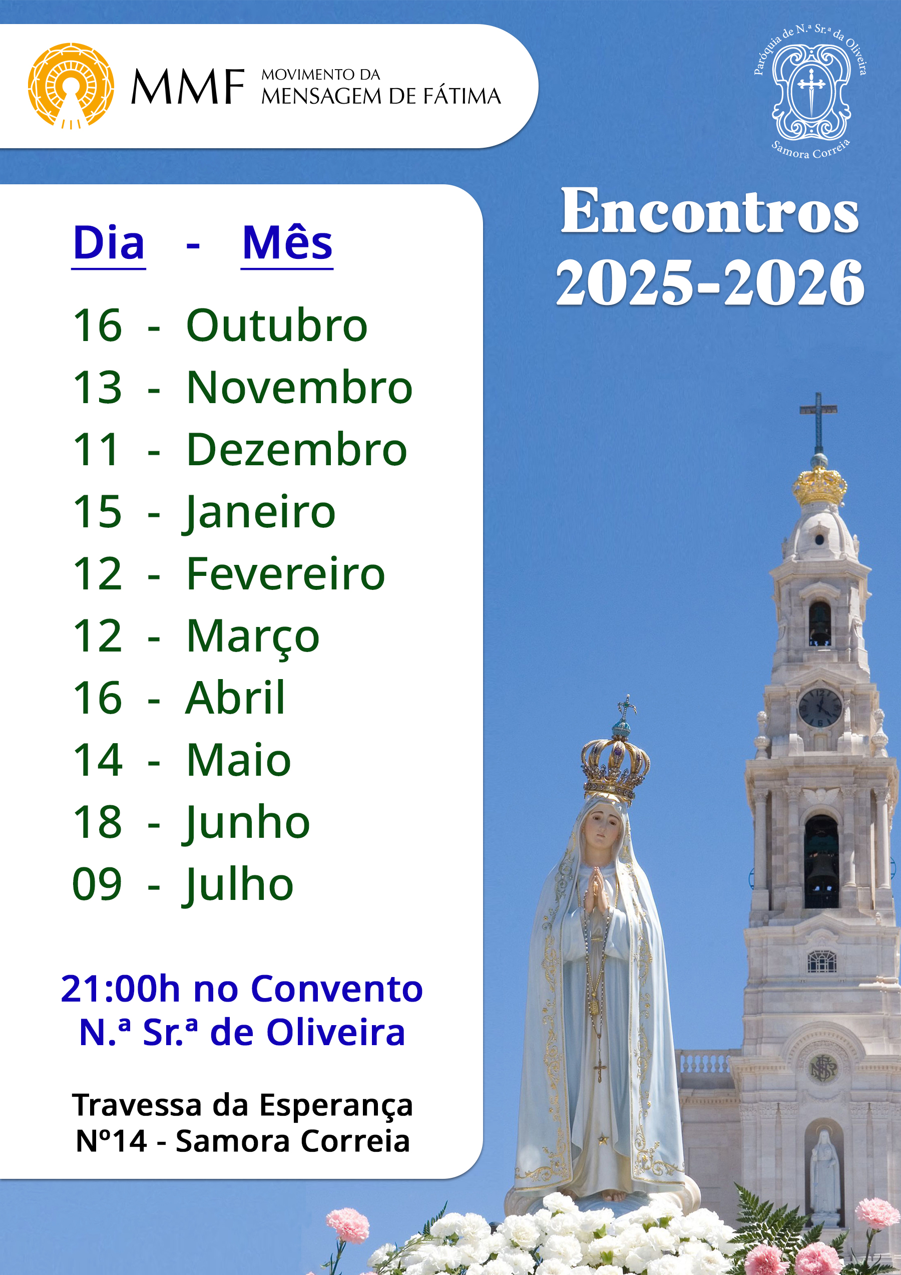 Encontros Movimento da Mensagem de Fátima