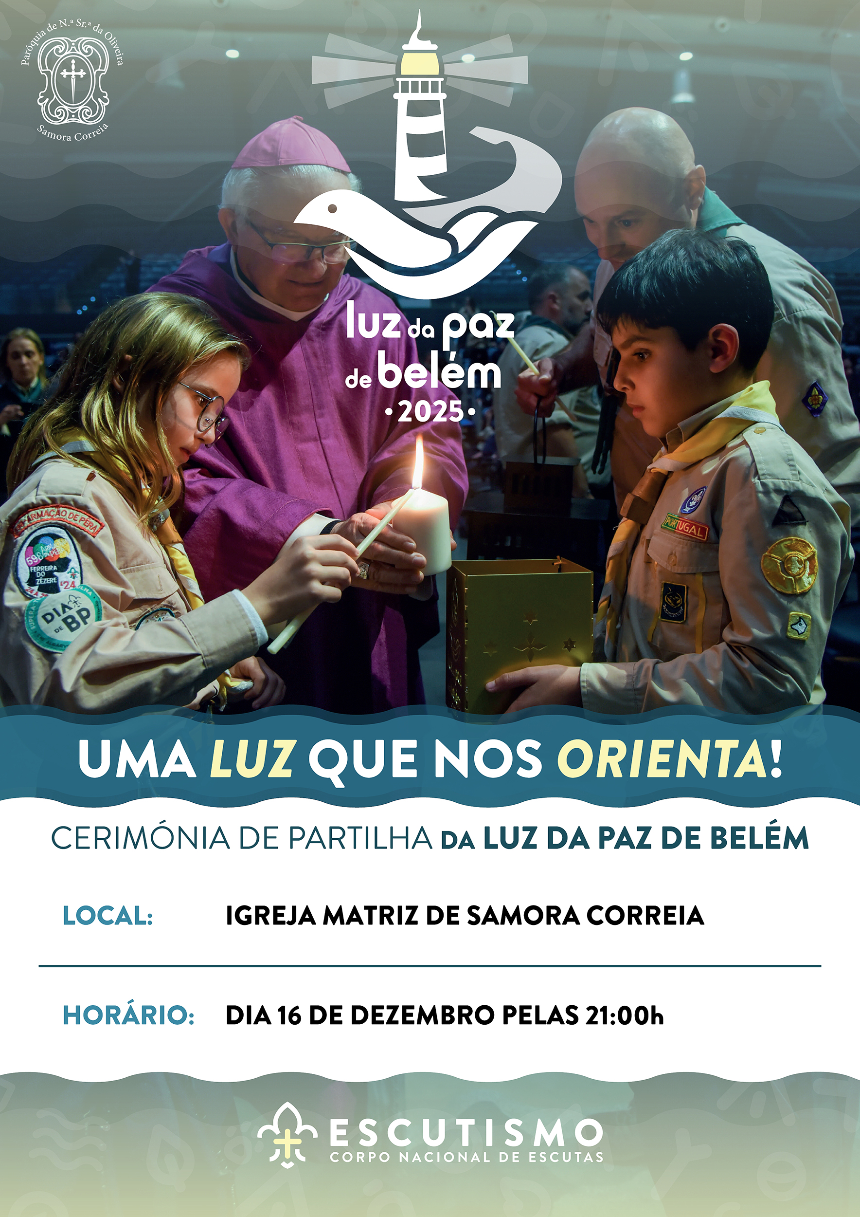 Cerimónia de Partilha da Luz da Paz de Belém