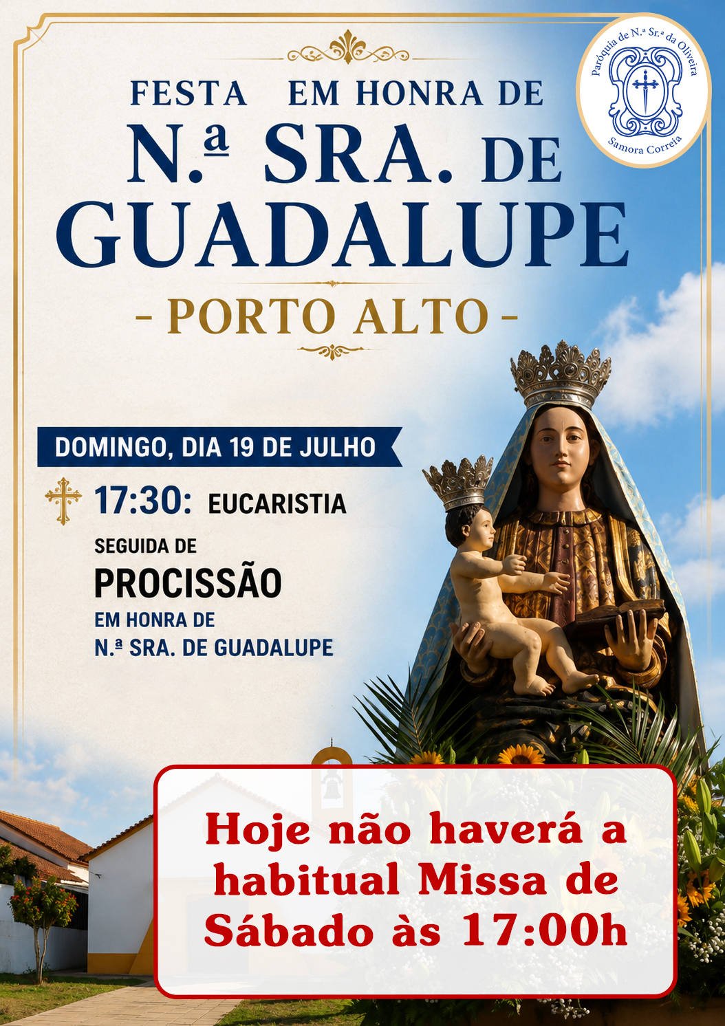 Festa em Honra de Nossa Senhora de Guadalupe – Programa Religioso