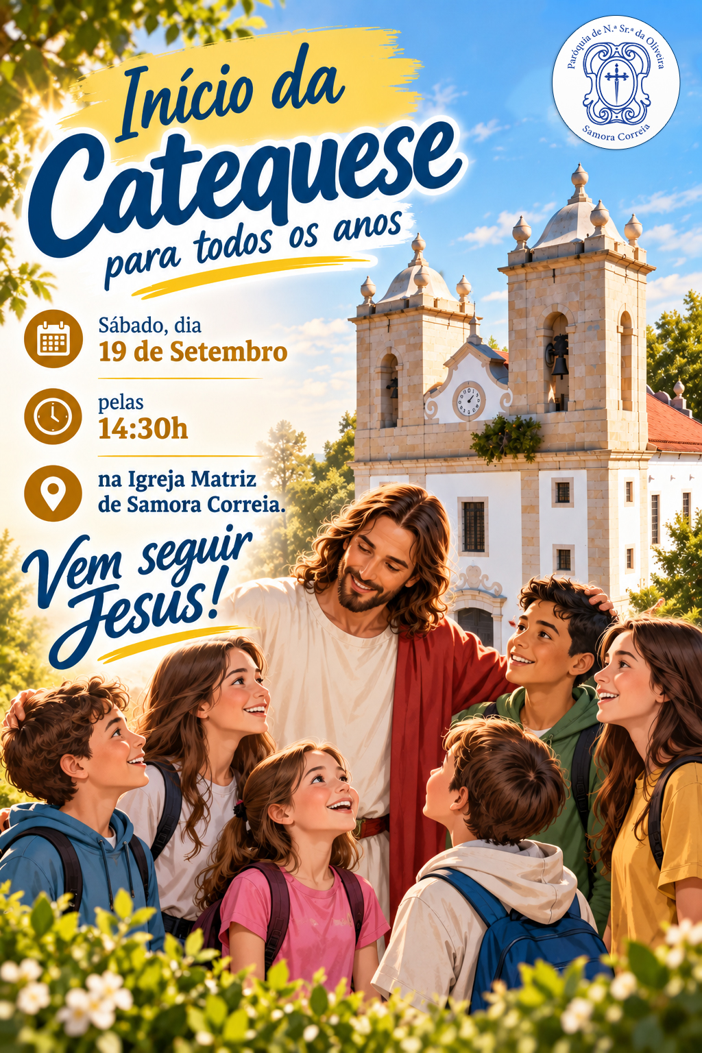 Início da Catequese – Dia 19 de Setembro